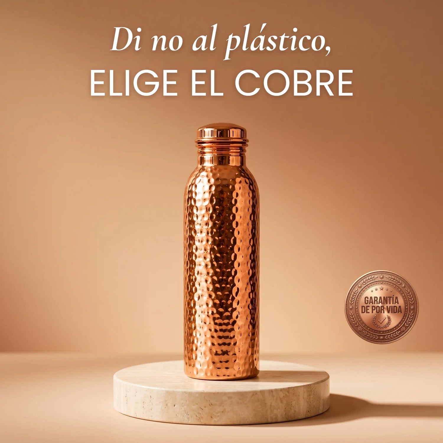 Botella de Cobre Essanova™ | Tu Cuerpo Merece Algo Mejor que el Plástico